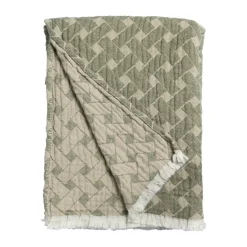 Almedahls Mantas De Algodón<Manta Korg 170x120 cm, Verde-beige VerdeBeige