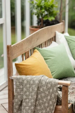 Almedahls Mantas De Algodón<Manta Korg 170x120 cm, Verde-beige VerdeBeige