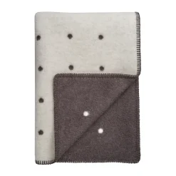 Røros Tweed Mantas De Lana<Manta Pastille 135x200 cm, Black and white BlancoNegro
