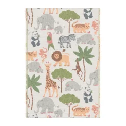 Ekelund Linneväveri Mantas Infantiles|Mantas Infantiles<Manta Vilda Vänner 72x105 cm, Multi
