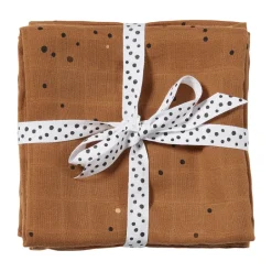 Done by deer Mantas para bebé Dreamy Dots 120x120 cm, 2-packs, Mustard Amarillo Online