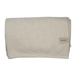 ERNST Mantel rayas estrechas 145x300 cm, Beige-blanco BeigeBlanco New