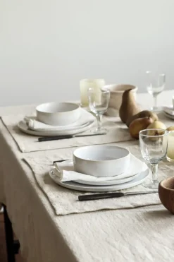 Tell Me More Mantel individual Marion lino 37x50 cm, Wheat Beige Clearance
