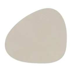 LIND DNA Manteles Individuales<Mantel individual Nupo curvo S, Oyster white Gris
