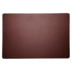 Ørskov Mantel individual cuero rectangular, Marrón Sale