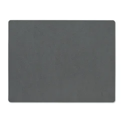 LIND DNA Manteles Individuales<Mantel individual Serene cuadrado M 26,5x34,5 cm, Anthracite NegroGris