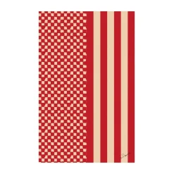 Byon Caminos De Mesa|Caminos De Mesa<Mantel Love 150x280 cm, Rojo-arena RojoBeige