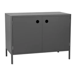 Brafab Módulo base de cocina exterior Kelia, Antracita, 121x91x64 cm Gris Sale