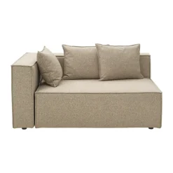 Brafab Módulo de sofá Muki, Light taupe, terminación derecha Marrón Clearance