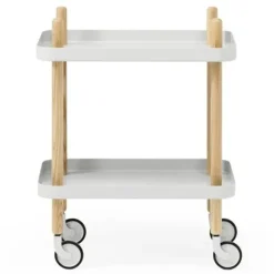 Normann Copenhagen Carritos Auxiliares<Mesa auxiliar Block, claro Gris