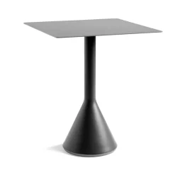 HAY Mesa cuadrada de café 65x65 cm Palissade Cone, Anthracite NegroGris New