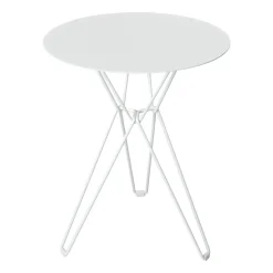 Massproductions Mesa de café Tio Ø60 cm, White Blanco Outlet