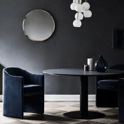 &Tradition Mesas De Comedor<Mesa In Between SK12, Roble aceitado ahumado, soporte de metal negro mate Beige