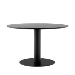 &Tradition Mesa In Between SK12, Roble lacado , base de metal mate Negro Discount
