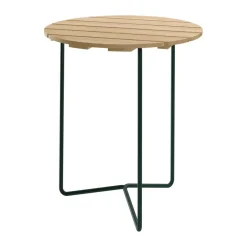 Grythyttan Stålmöbler Mesas De Jardín<Mesa Table 6B, Pino aceitado con estructura de acero verde BeigeVerde