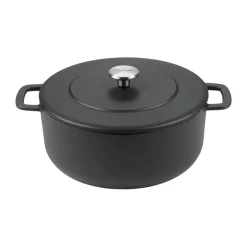 Combekk Ollas De Hierro Fundido<Olla de hierro fundido esmaltada Enameled Ø24 cm , Negro