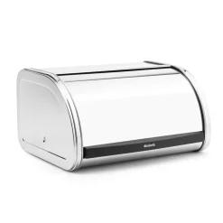 Brabantia Paneras De Cocina<Panera Roll Top pequeña, acero brillante Plateado