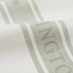 Lexington Paño de cocina Icons Star 50x70 cm, White-sage green Blanco Outlet