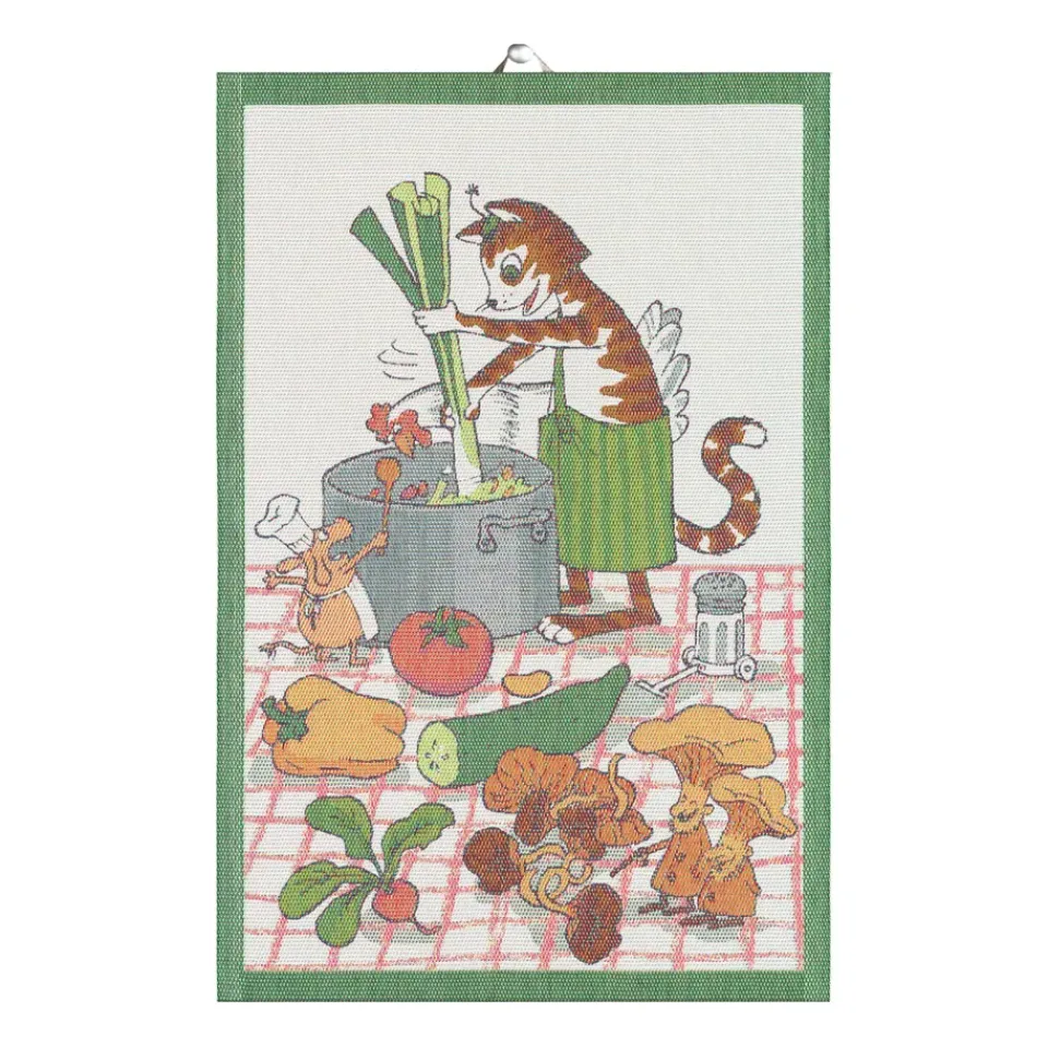 Ekelund Linneväveri Paños De Cocina|Paños De Cocina<Paño de cocina Pettson & Findus, cocinando Multi