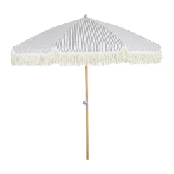 Brafab Parasol Gatsby, Grey stripe, Ø185 cm Beige Hot