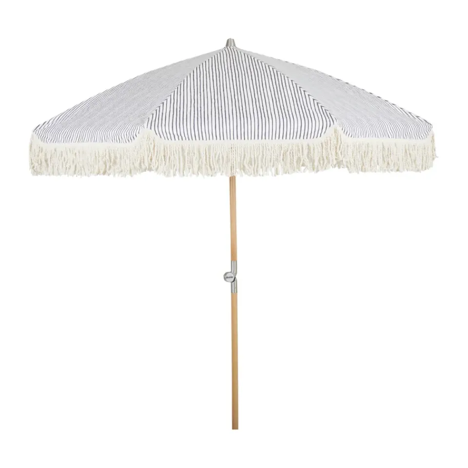 Brafab Parasol Gatsby, Grey stripe, Ø185 cm Beige Hot