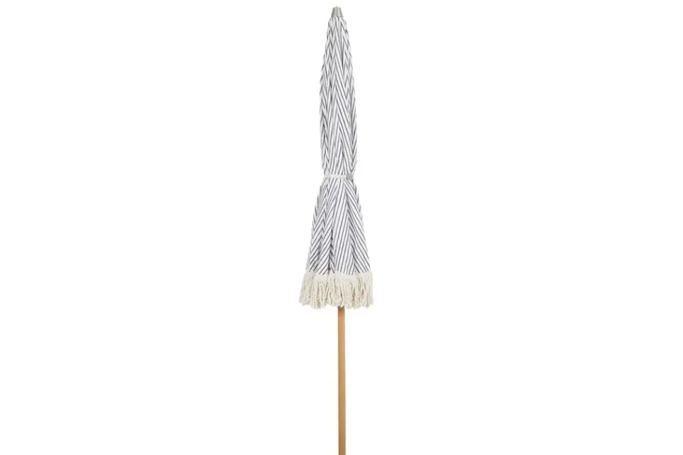 Brafab Parasol Gatsby, Grey stripe, Ø185 cm Beige Hot