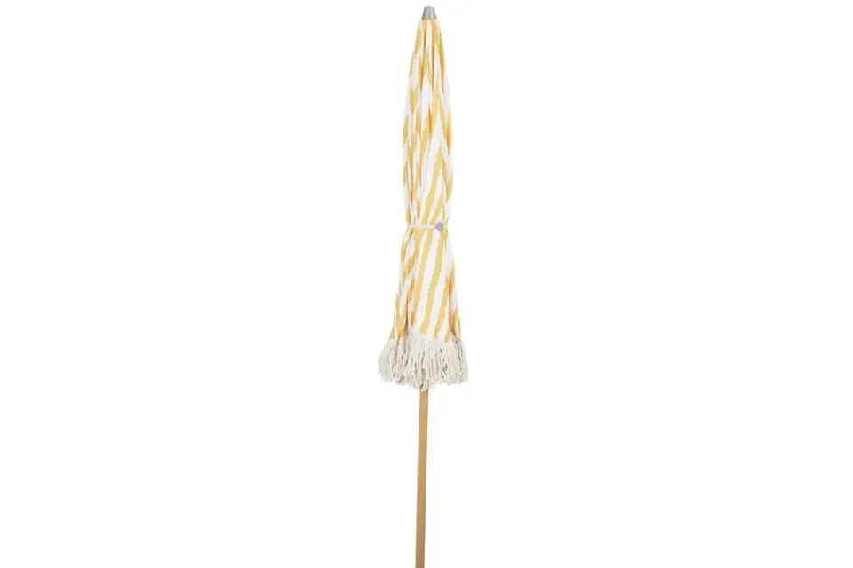 Brafab Parasol Gatsby, Yellow stripe, Ø185 cm Beige New