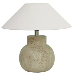 Watt & Veke Pies De Lámparas<Pie de lámpara de mesa Pella, Travertine Gris