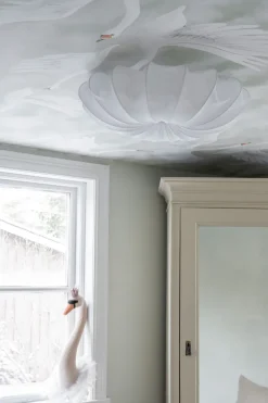 Watt & Veke Plafones<Plafón Anna lino Ø60 cm, Blanco