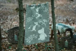 Klippan Yllefabrik Mantas Infantiles|Mantas Infantiles<Plaid infantil Moomin winterland 65x90 cm, Grey Gris