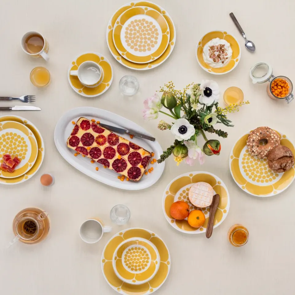 Arabia Platos Para Tazas<Platillo Sunnuntai Ø16,5 cm, Amarillo