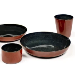 Serax Platos Hondos<Platillo Terres de Rêves 17,5 cm, Dark blue-rust Rojo