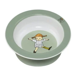 Rätt Start Platos De Plástico|Vajillas Infantiles<Plato con ventosa Pippi Cirkus Ø15,5 cm, Verde Multi