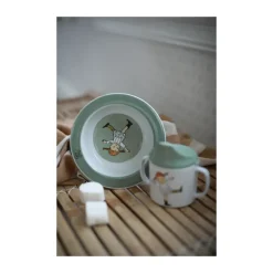 Rätt Start Platos De Plástico|Vajillas Infantiles<Plato con ventosa Pippi Cirkus Ø15,5 cm, Verde Multi