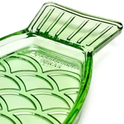 Serax Platos Pequeños<Plato Fish & Fish 10x23 cm, Green Verde