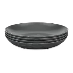 Koziol Platos De Plástico<Plato hondo Club Ø22 cm, 4-pack termoplástico biocircular, Nature ash grey Gris