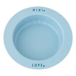 Design Letters Platos De Plástico<Plato hondo favorit mini, Light blue-love Azul