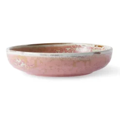 HKliving Platos Hondos<Plato hondo Home Chef medium Ø19,3 cm, Rustic pink Rosa