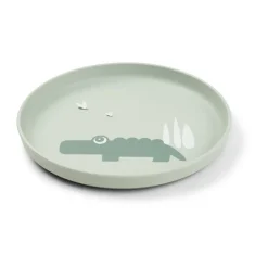 Done by deer Vajillas Infantiles|Platos Pequeños<Plato infantil Croco foodie Ø20 cm, Green Verde