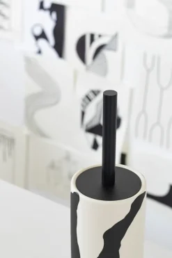 Mette Ditmer Escobillas Y Portaescobillas De Inodoro<Portaescobillas baño Icon, Off-white BlancoNegro