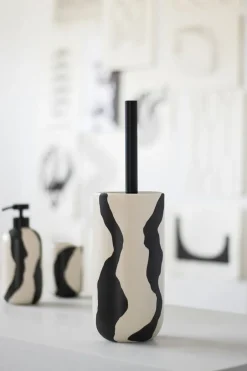 Mette Ditmer Escobillas Y Portaescobillas De Inodoro<Portaescobillas baño Icon, Off-white BlancoNegro