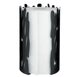 Alessi Portarrollos de papel cocina Barkroll, Negro Outlet