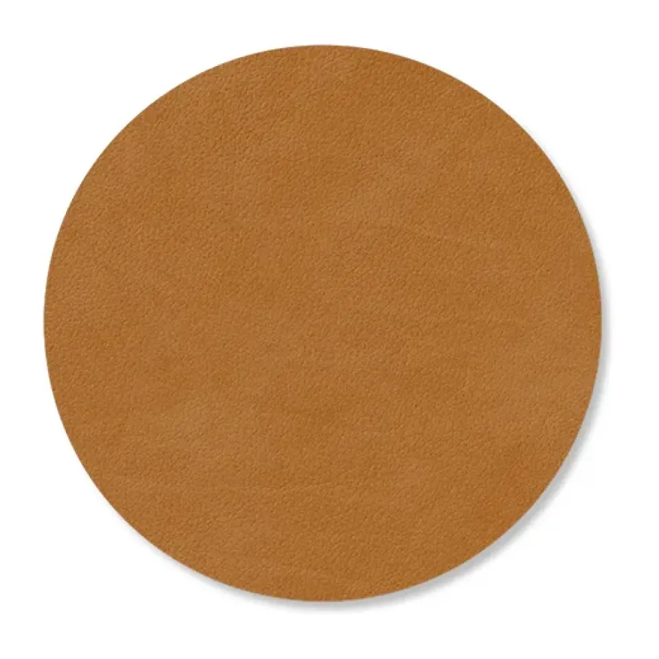 LIND DNA Posavasos<Posavasos Nupo circle, Burned curry Amarillo