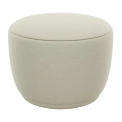 Blomus Pufs<Puf Kuon Ø48x45 cm, Boucla Beige