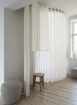 Blomus Pufs<Puf Kuon Ø48x45 cm, Boucla Beige