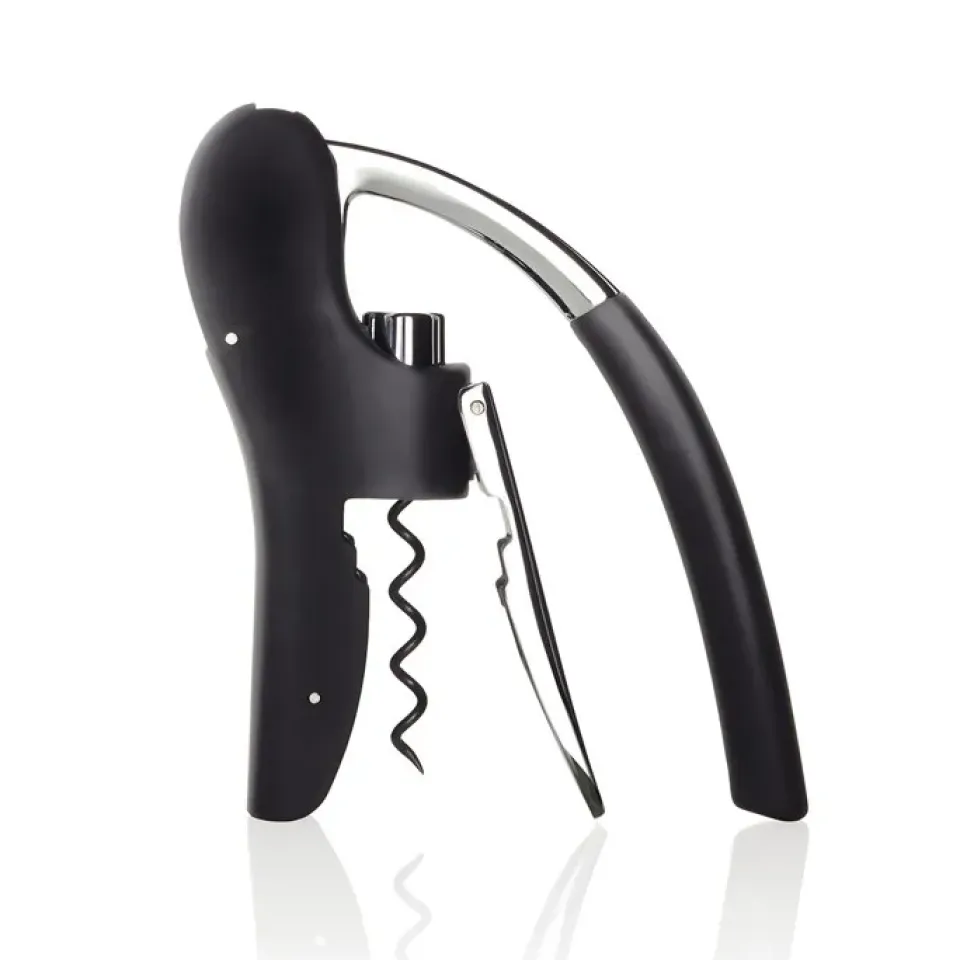 Blomus Sacacorchos con cortador de cápsulas Leverman Pro, Negro New