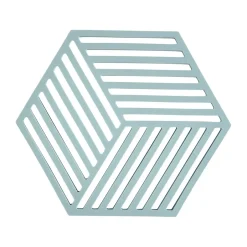 Zone Denmark Salvamanteles Hexagon, Fog blue Azul Online