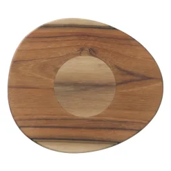 Aida Salvamanteles Raw magnético 15x17,5 cm, Teak Marrón New