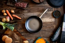 Satake Sartenes Y Ollas De Hierro Fundido|Sartenes Para Freír<Sartén nitrurada , 24 cm Negro