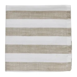 Lene Bjerre Servilleta de algodón Olivia 40x40 cm, Off White-Linen BlancoBeige Sale